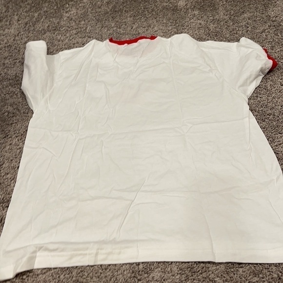 Shawn Mendes The Tour 2019 Mens Graphic T-Shirt White Red Ringer Neck Cotton - Picture 4 of 5